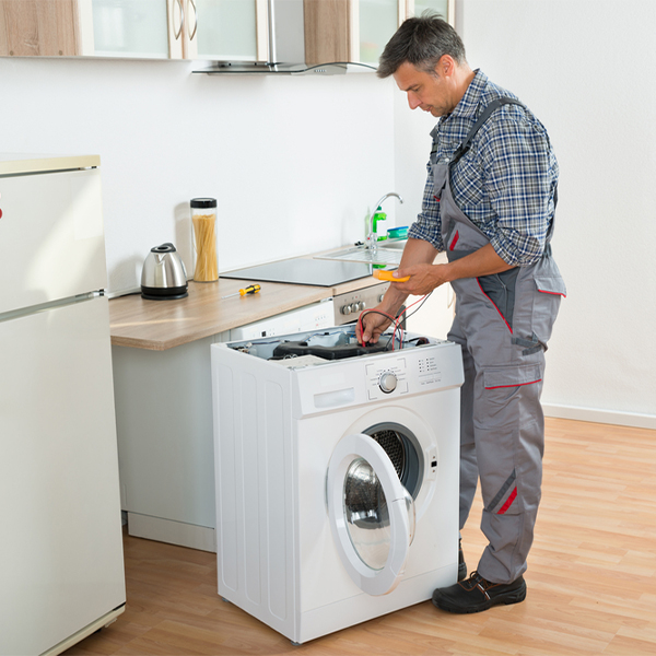 can you walk me through the steps of troubleshooting my washer issue in Lutherville